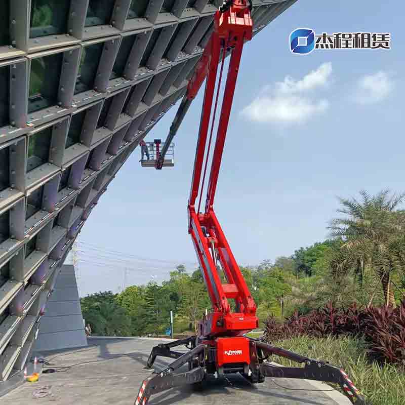 蜘蛛車出租于建筑物維護工程