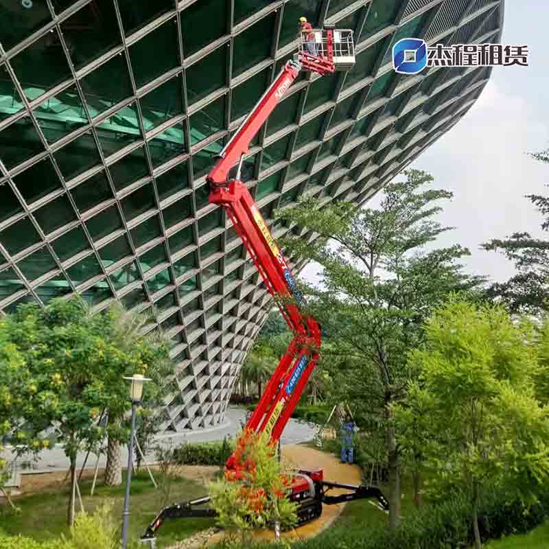 蜘蛛車出租應用于建筑物維護工程